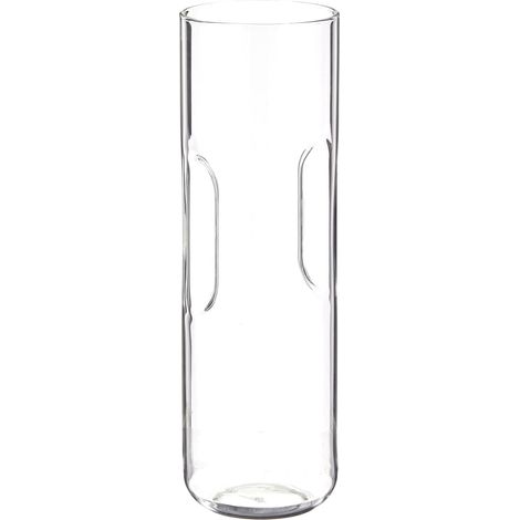 Verre de rechange sans couvercle, pour carafe à eau 1,25 l, carafe en verre, va au lave-vaisselle (1/5)