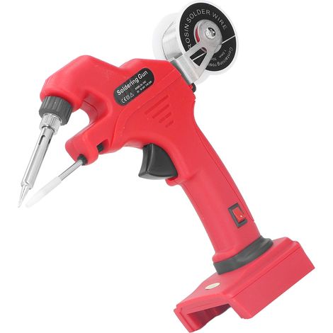 Kit de fer à souder rechargeable pour batteries lithium-ion Milwaukee M18 18V, torche à souder 30W avec élément chauffant en céramique, préchauffage rapide 30s, fer à souder avec 50g de soudure 1,0mm  (1/5)