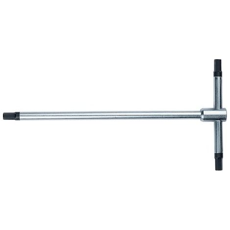 10758 CHIAVE T A BRUGOLA ESECUZIONE CROMATA 7 MM