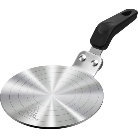 Disipador de calor para cafetera moka, apto para todo tipo de cocinas, incluidas las de inducción, de 13 cm de diámetro. (1/5)