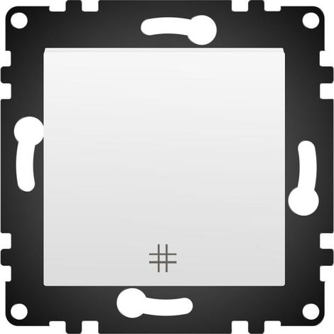 IluminaShop - Interruptor Empotrable Simple Cruzamiento Blanco IP20 Serie wLux (1/3)
