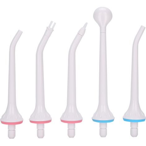 Embout de rechange pour hydropulseur dentaire, appareil de nettoyage des dents, blanc (1/5)