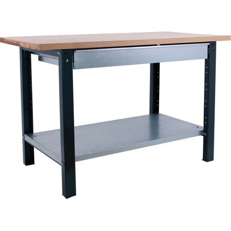 Simonrack BT6 Pro Werkbank robust anthrazit 32 mm Buche