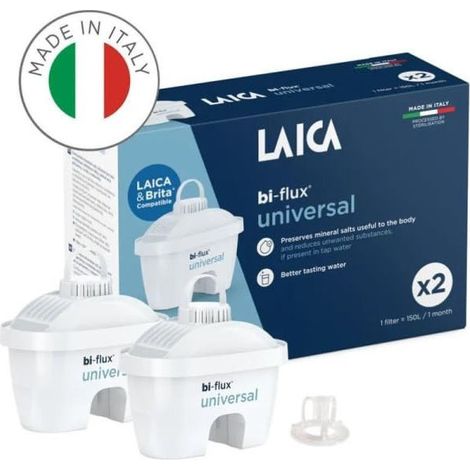 Laica Filtro per Acqua Slim F2L 2 Pezzi Universale