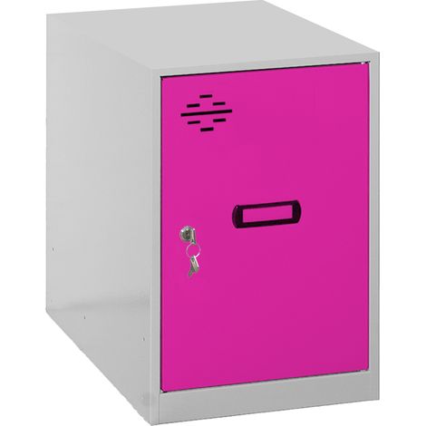 Simonrack Armadio moderno grigio e rosa