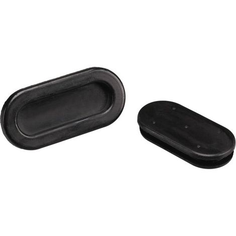 Passe-câbles PB Fastener 1099-01 trou oblong Ø max. des bornes 46 mm PVC noir 1 pc(s) S28001 (1/2)