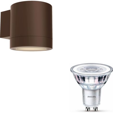 Philips Fylx Applique Murale Extérieure Down GU10 (Marron) - Philips LED GU10 Non dimmable (1/5)