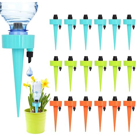 Ensemble d’arrosage automatique 18 pièces, système réglable pour plantes de jardin – DELKEVIC (1/5)