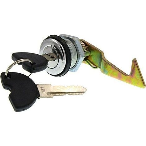 Serrure de coffre arrière de moto de Scooter électrique avec 2 clés serrure de boîte de queue de Motocross (1/5)