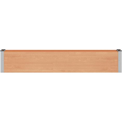 Maison Exclusive - Letto rialzato da giardino Marrone 200 x 30 x 36 cm