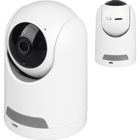 Caméra de sécurité sans fil 2MP couleur vision nocturne, caméra WiFi intelligente avec alarme de détection de mouvement, prise UE 100-240V (1/5)