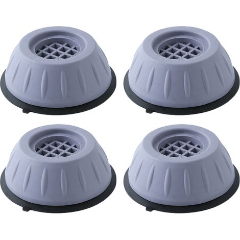 Lot de 4 patins antichoc universels pour machines à laver - Petits (diamètre intérieur 5 cm, base 8 cm)