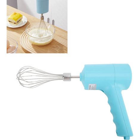 Batteur à œufs électrique sans fil, batteur ménager, mini fouet à crème portatif, petit batteur à œufs rechargeable entièrement automatique (1/5)