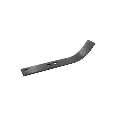 Cuchillo de fresas izquierdo para motocultor adaptable en japonés: Honda, Iseki, Kubota, Mitsubishi - L: 240mm. Tipo cultivador.