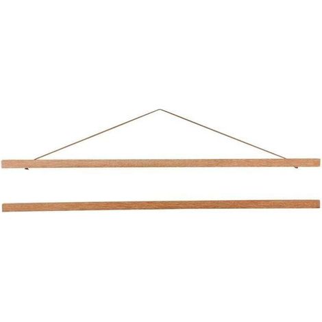 Magnetischer Holzbilderrahmen, Naturholzposter, DIY-Fotoposter, 51 cm Leinwanddruck-Aufhänger zur Wanddekoration