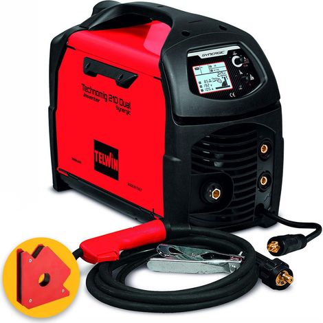 Telwin Technomig 210 Dual Synergic - Saldatrice inverter multifunzione Mig/Mag - Tig Lift - MMA (1/2)