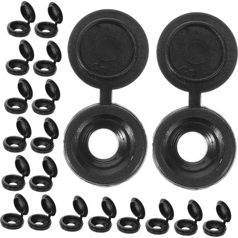 vis autotaraudeurs noirs lot de 100 capuchons décoratifs en (1/5)