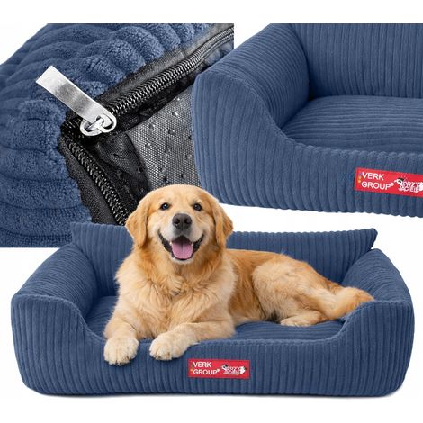 Cama corderoy azul L (10) (1/5)