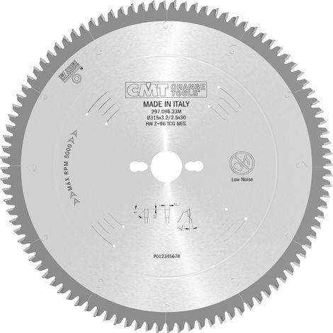 Sierra circular 315x3.2x30 Z:96 tcg -6° CMT