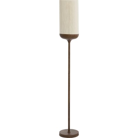 Light & Living - stehlampe - Dania - beige braun - baumwolle