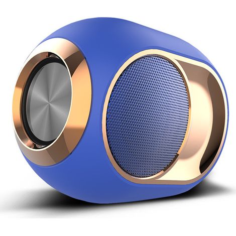 Enceinte sans fil stéréo Bluetooth, lecteur audio, Golden Egg, enceinte Bluetooth sans fil avec caisson de basses ultra puissant et portable (1/4)