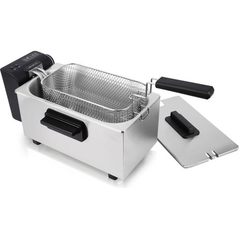 Emerio Fritteuse DF-132653 3 L 2000 W Fritteuse mit Öl
