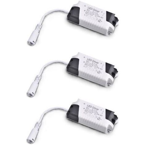 Pack x3 Transformateur Driver 18W-24W DC, entrée multi-tension 85-265V Ac 50/60Hz, sortie 36-72 Vdc 240-260 mA. Valable pour remplacer les downlights et autres équipements LED (1/4)