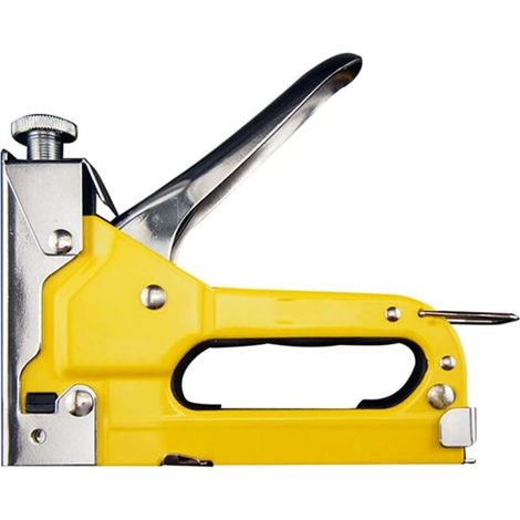 Handgeführter Tacker-Nagler. Dreifach verwendbarer Handnagler für Zimmerei und Verkabelung. FLITI (1/4)