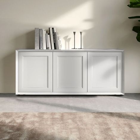 Madia 3 ante linea Tilt CLASSIC in finitura Bianco opaco (1/2)