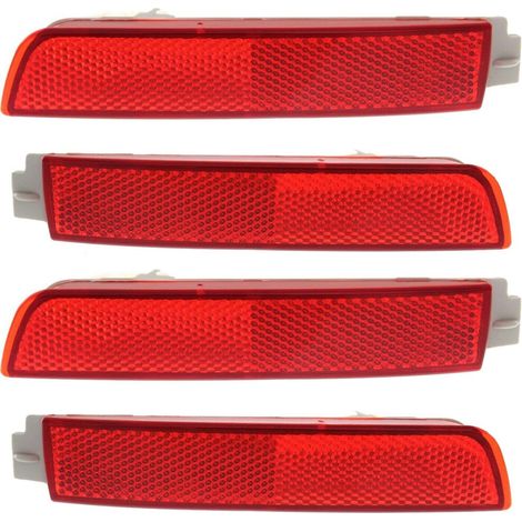 4 reflectores traseros para parachoques de coche Sentra 2013-2018 265655C000 (1/2)