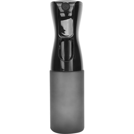 Flacon pulvérisateur 200ML rechargeable pour brumisation continue - Soin cheveux, jardinage et peau - Noir (1/5)