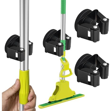 Magnetic Broom Door - Strong Mobile Magnetic Broom Door - Non-Slip Wall Mounted Practical Storage Door - Broom Hook Shovel for Garage, Kitchen, Garden (1/4)