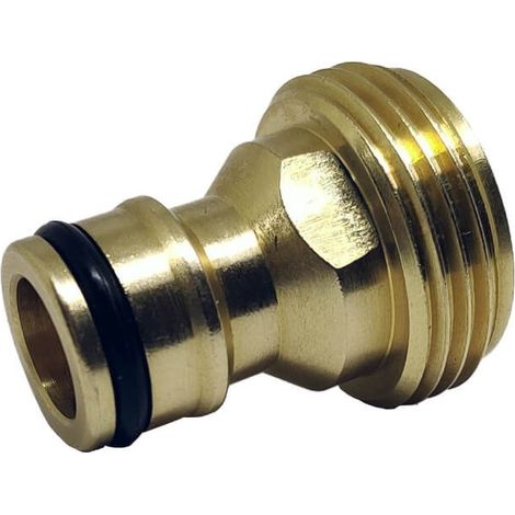 Adaptador de latón para grifos con rosca macho 3/4" (1/2)