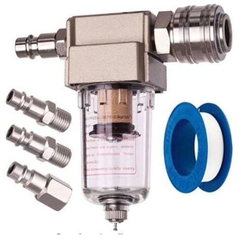 Druckluftfilter, Wasserabscheider, Ölabscheider, Schnellkupplung inklusive