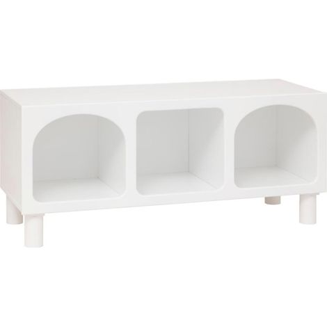 Commode Enfant 3 Niches "Tara" 90cm Blanc (1/3)
