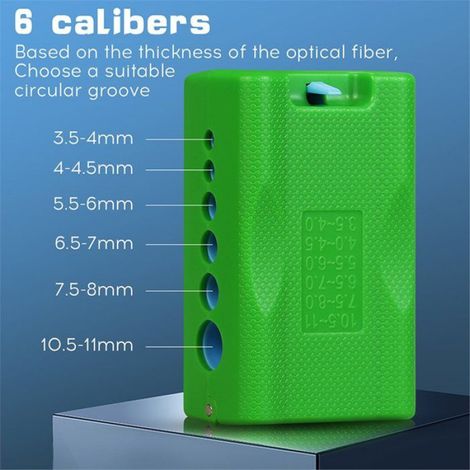 Pince À Dénuder - Fibres Optiques - 3,5 mm À 11 mm - Pour Câbles FTTH - Longitudinal - 1 Pièce (1/5)