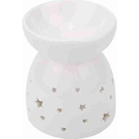 Lampe à parfum de nuit, huile essentielle en céramique, bougie de chauffage, encens, poêle d'aromathérapie (1/5)