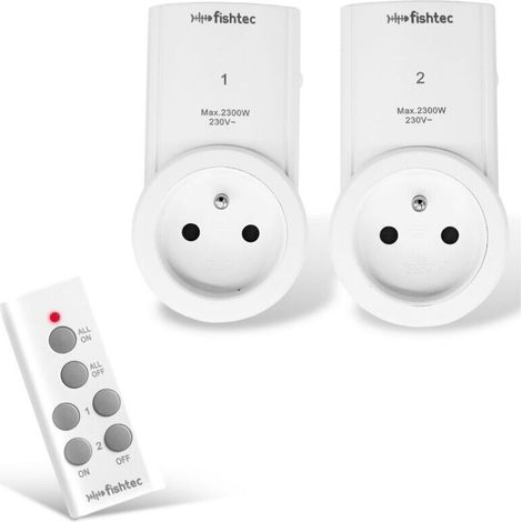 Set of 2 Remote Controlled Sockets (1/4)