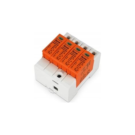 Pararrayos iLuve OP10 T1+T2+T3 B+C+D 4P 10/40KA 1.3KV TN-S 743123