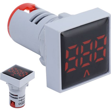 AD16‑22FSV Panneau lumineux indicateur de tension numérique 60500 V CA Rouge (1/5)