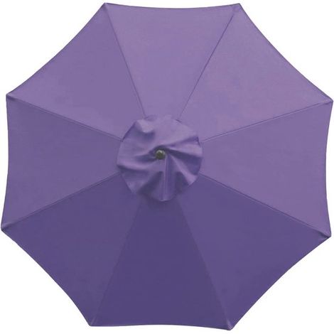 Telo di ricambio per ombrellone con 8 stecche, resistente ai raggi UV (solo la parte superiore). Adatto alla maggior parte degli ombrelloni da giardino, patio e spiaggia. (1/5)