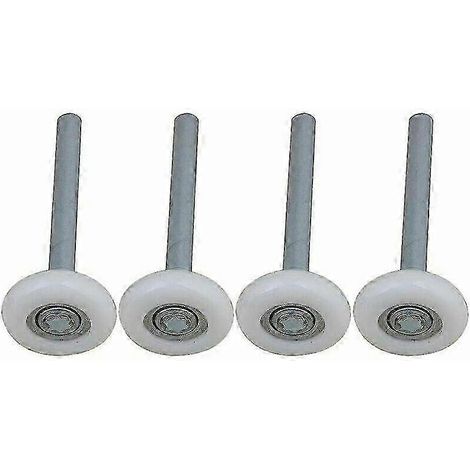 Lot de 4 roues en nylon pour porte de garage Cisea de 115 mm (1/5)