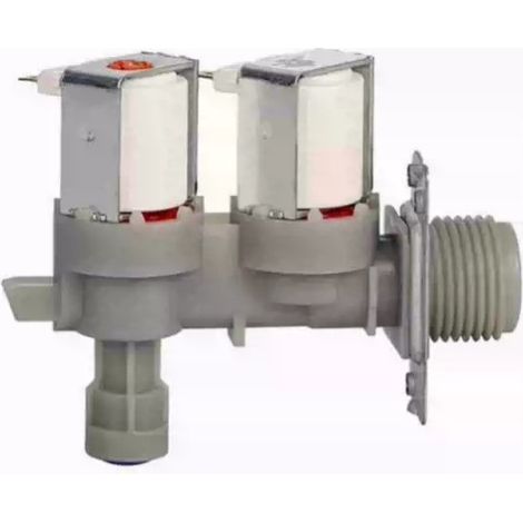 Wassereinlass-Magnetventil für Waschmaschine, Marke AJU73432602 (Doppelventil), 12 V DC (1/3)