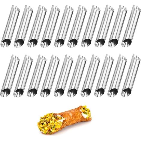 20Un moule à roulé canori - 12,5centimètre -tuyau extra-large en acier inoxydable -Ustensiles de cuisson (1/5)