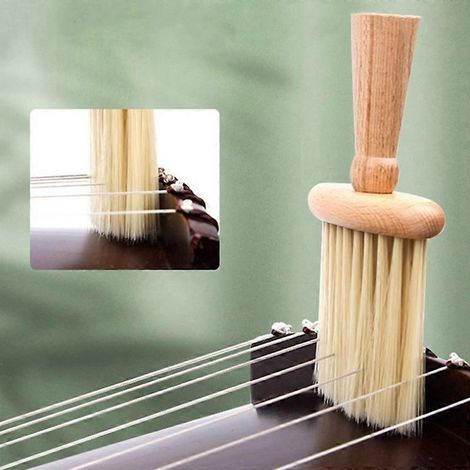 Brosse de nettoyage universelle pour violon, brosse de nettoyage douce professionnelle pour violon guzheng, accessoires et outils de dépoussiérage (1/5)