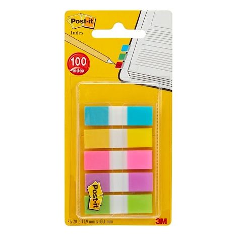 Post-It 6835CB intercalaire de classement Onglet avec index vierge Multicolore (1/5)
