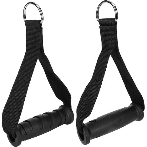 Poignées de Résistance pour Bandes d'Exercice - Prise Ergonomique pour Entraînement en Force, Fitness et Gym - Équipement d'Entraînement Durable (1/5)