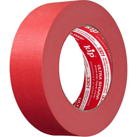 kip MASKING-TEC - Nastro crespo ultra affilato, 36 mm x 50 m, nastro adesivo per interni ed esterni, bordi colorati perfetti, forza adesiva equilibrata (1/4)