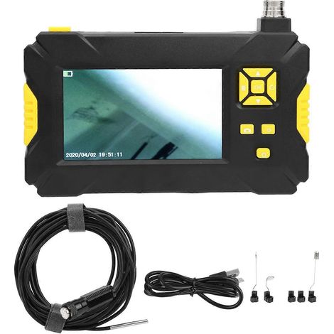 P30 3,9 mm 4,3 Zoll LCD-Endoskop 1080P Boroskop-Rohrinspektionskamera mit 6 Leuchten, 2 m / 6,6 Fuß