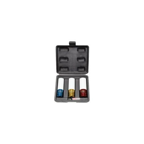 515.1005 Set di 3 bussole a impatto per cerchi in alluminio, 17, 19, 21 mm - Crezuo
